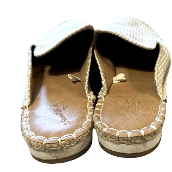 UNIVERSAL THREAD tan woven flat espadrille slide slip ons size 10 - Picture 2 of 8